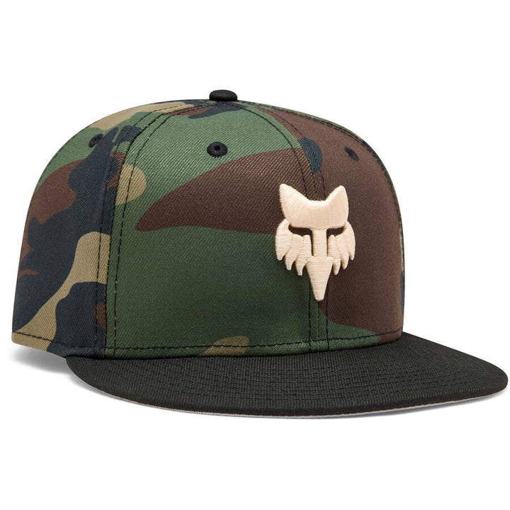 Fox Racing 9 Fifty Snapback Hat Camo - Front Side View