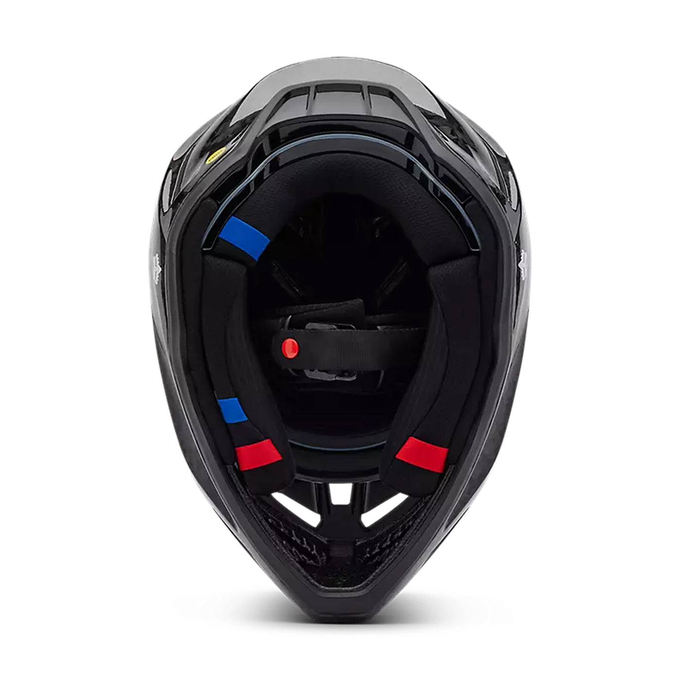 Fox Racing V3 RS Carbon Helmet Black - Bottom Up View