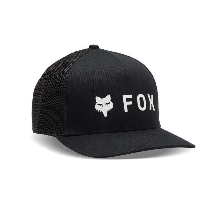 Fox Racing Absolute Flexfit Hat Black - Front Side View