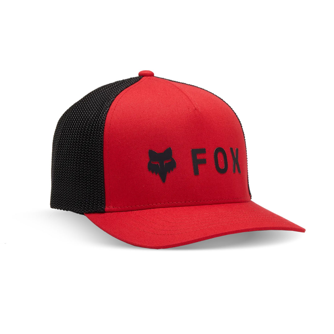 Fox Racing Absolute Flexfit Hat Flame Red - Front Side View