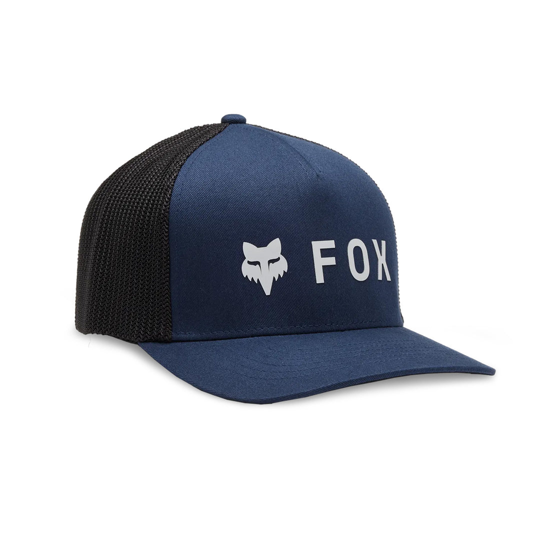 Fox Racing Absolute Flexfit Hat Midnight Blue - Front Side View