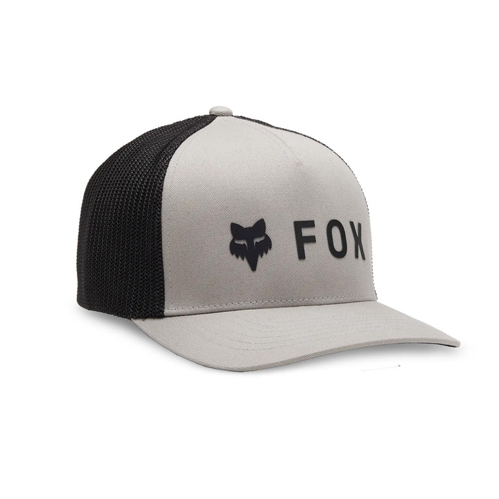 Fox Racing Absolute Flexfit Hat Steel Grey - Front Side View