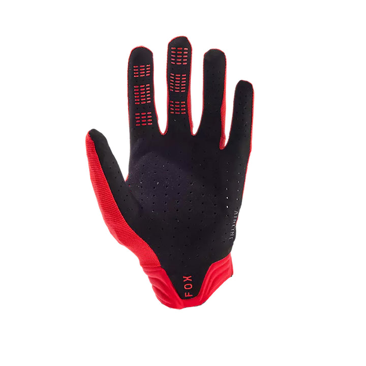 Fox Racing Airline Gloves Fluorescent Red - Palm View