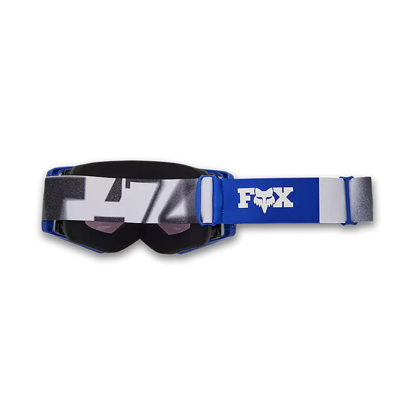 Fox Racing Airspace Seventy4 Grey Lens Goggle Blue - Rear View