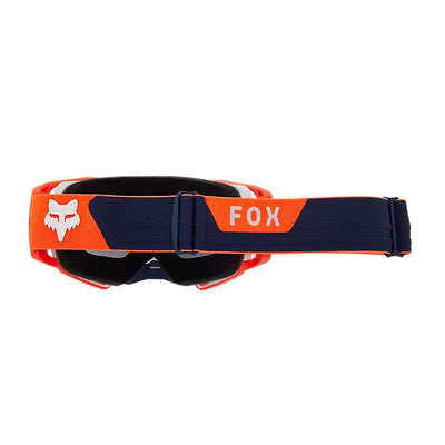 Fox Racing Airspace Core Smoke Lens Goggle Navy/Orange - Rear View