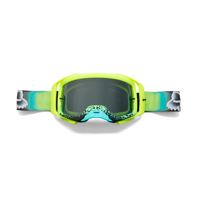 Fox Racing Airspace Horyzn Gray Lens Goggle Fluorescent Yellow - Front View