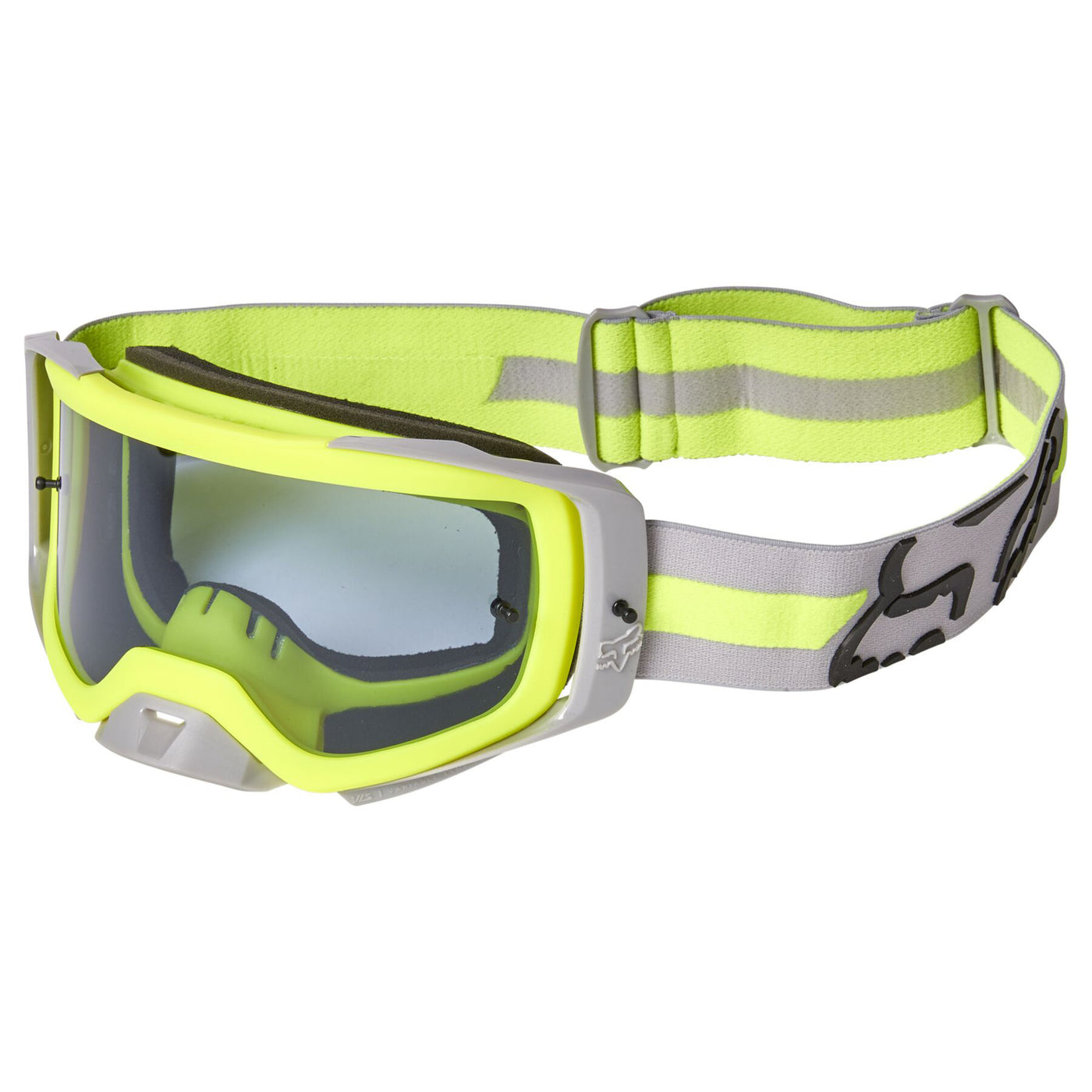 Fox Racing Airspace Merz Goggle Steel Gray/Yellow - Front Left Side View