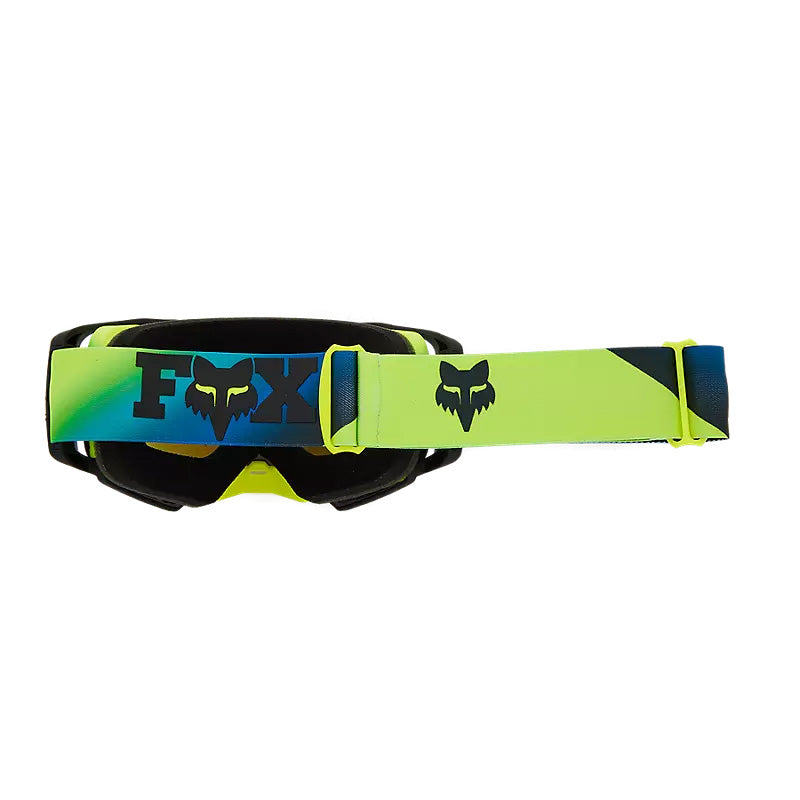 Fox Racing Airspace Streak Mirrored Lens Goggle Black/Yellow - Rear View