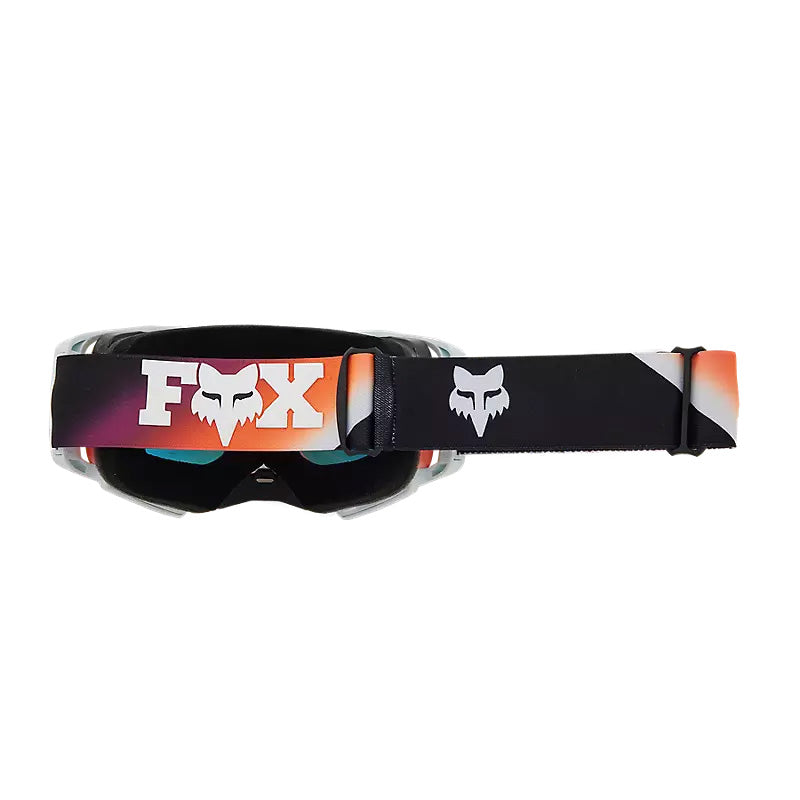 Fox Racing Airspace Streak Mirrored Lens Goggle White - Rear View