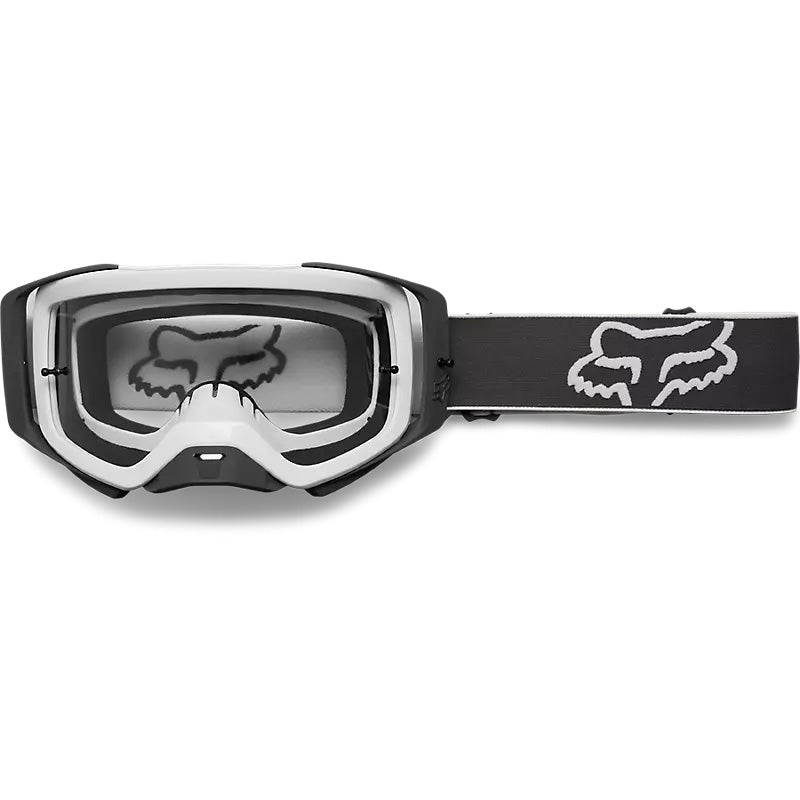 Fox Racing Airspace Xpozr Goggle Pewter Grey - Front View with Side Strap