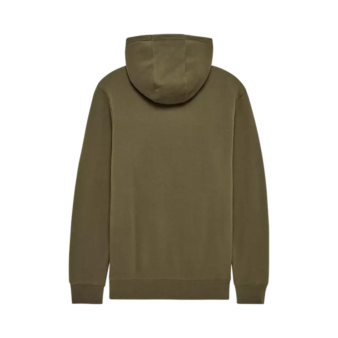 Fox Racing Bolt Pullover Hoodie Olive Green - Rear View