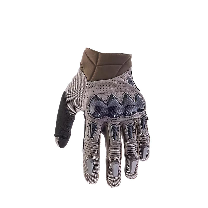 Fox Racing Bomber Glove Taupe - Back of Hand View