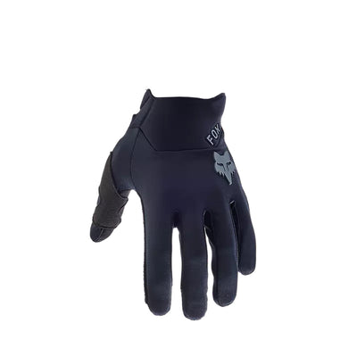 Fox Racing Defend Wind Gloves Black - Back of Hand View