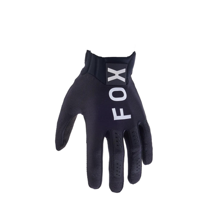 Fox Racing Flexair Gloves Black - Back of Hand View