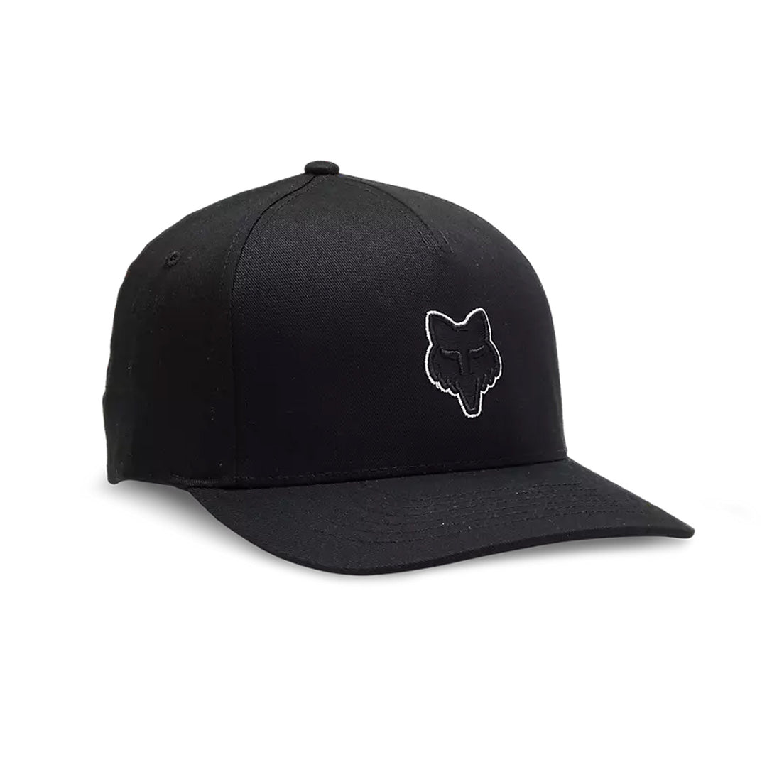 Fox Racing Fox Head Flexfit Hat Black - Front Side View