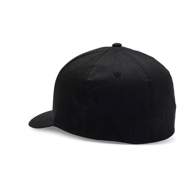 Fox Racing Fox Head Flexfit Hat Black - Rear Side View