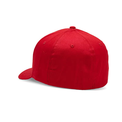 Fox Racing Fox Head Flexfit Hat Flame Red - Rear Side View