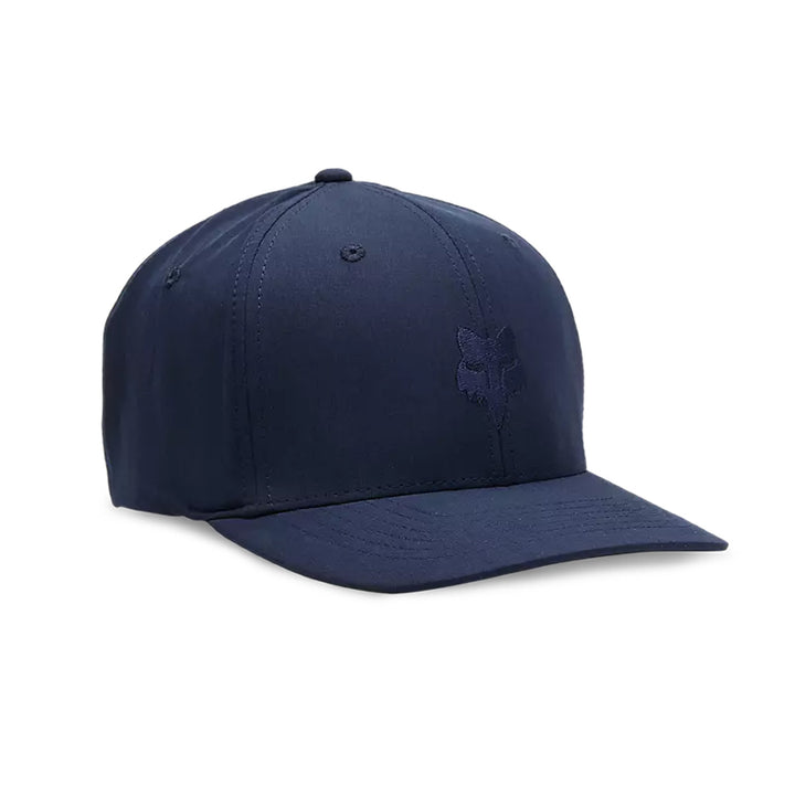 Fox Racing Fox Head Select Flexfit Hat Heather Midnight Blue - Front Side View