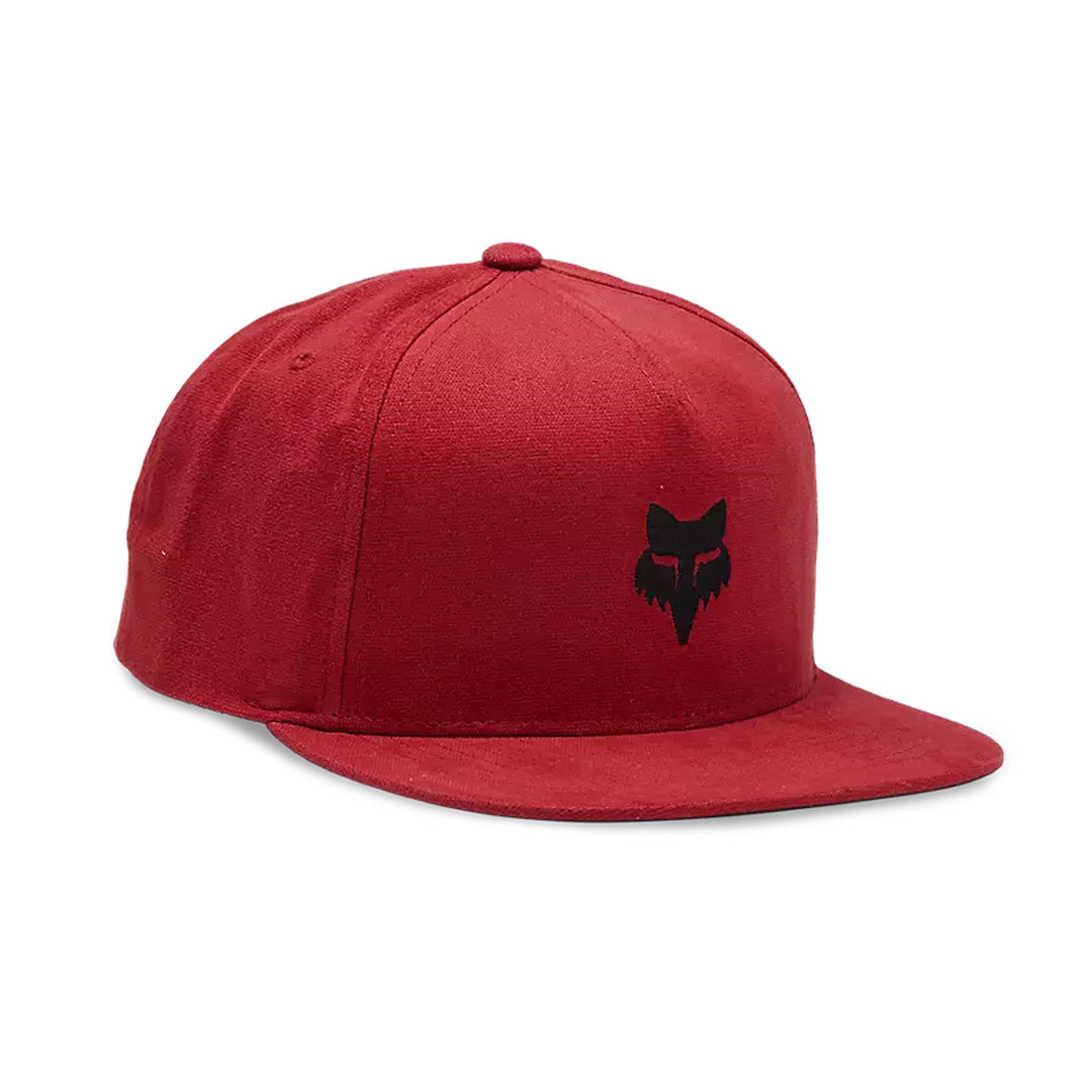 Fox Racing Fox Head Snapback Hat Flame Red - Front Side View