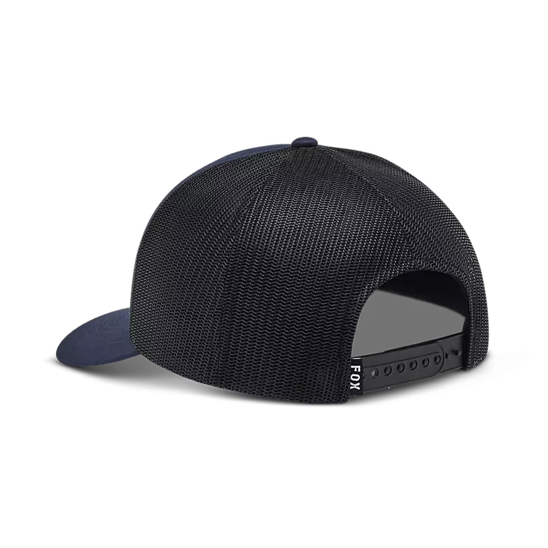 Fox Racing Fox Head Trucker Hat Midnight Blue - Rear Side View