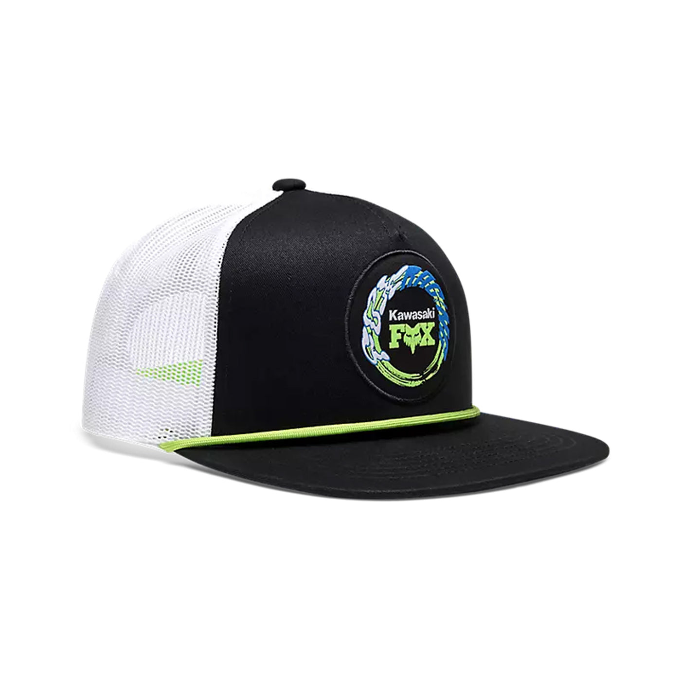 Fox Racing Kawasaki Snapback Hat - Front Side View