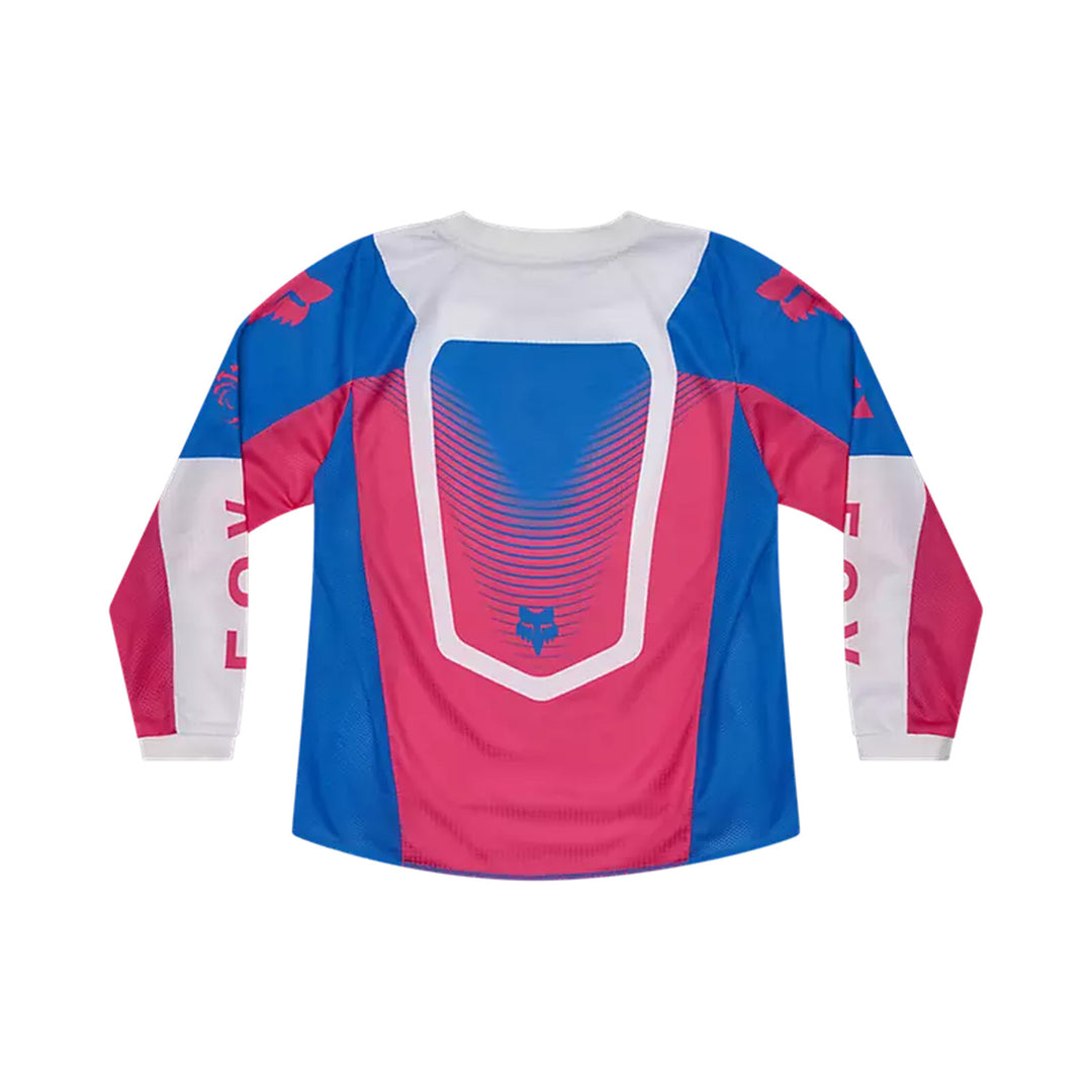 Fox Racing Kids 180 Collect Jersey Blue/Pink - Rear View