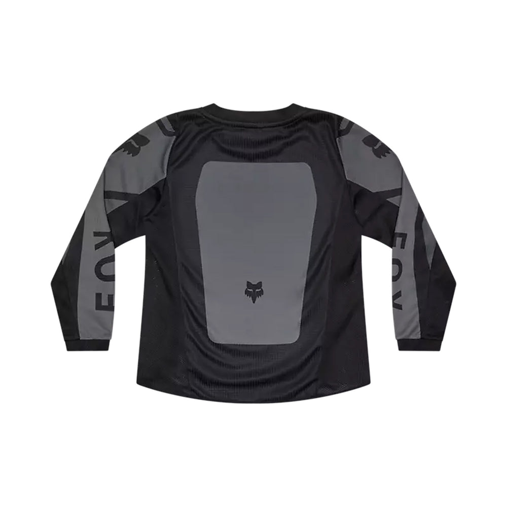 Fox Racing Kids 180 Shield Jersey Black - Rear View