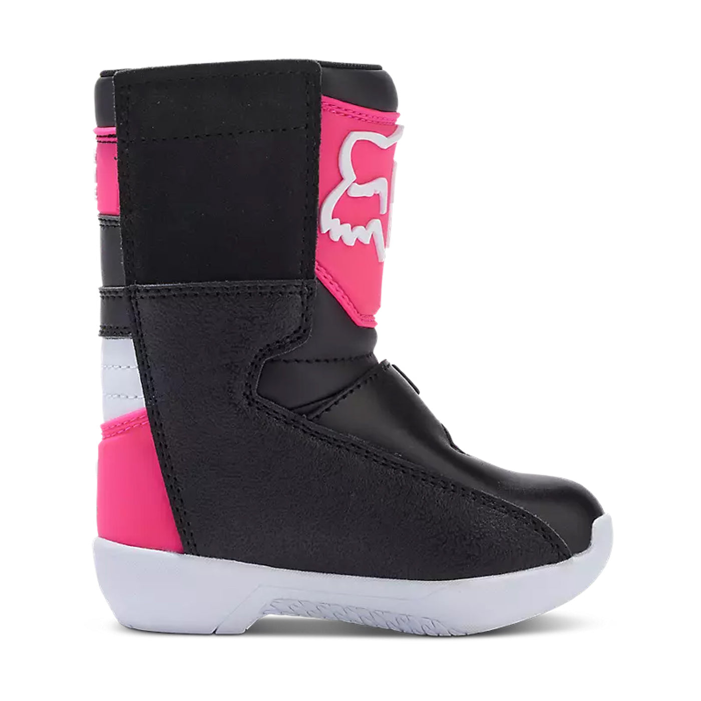 Fox Racing Kids Comp Boots Black/Pink - Inner Side View