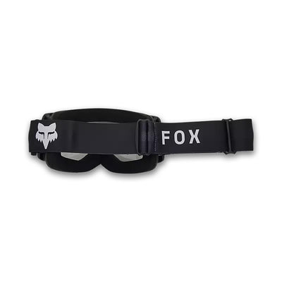 Fox Racing Main Core Clear Lens Goggles Black - Rear View with Side Strap