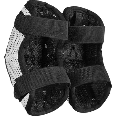 Fox Racing Peewee Titan Elbow Pads Black/Silver - Rear Side View of Pair