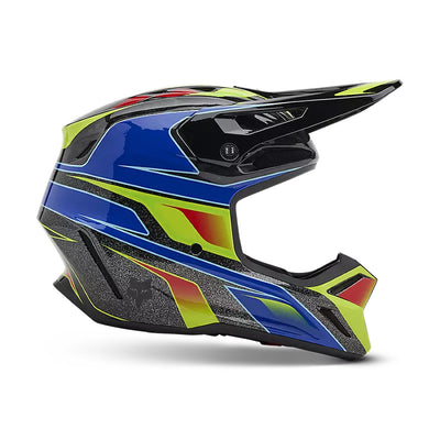 Fox Racing V3 RS Acric Helmet Multicolor - Side View