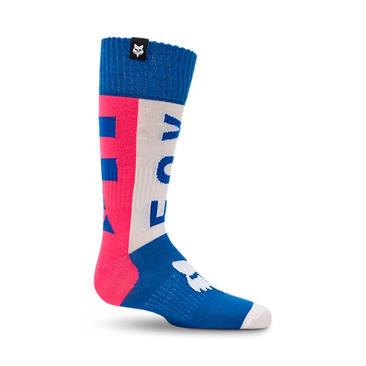 Fox Racing Youth 180 Collect Socks Blue/Pink - Side View