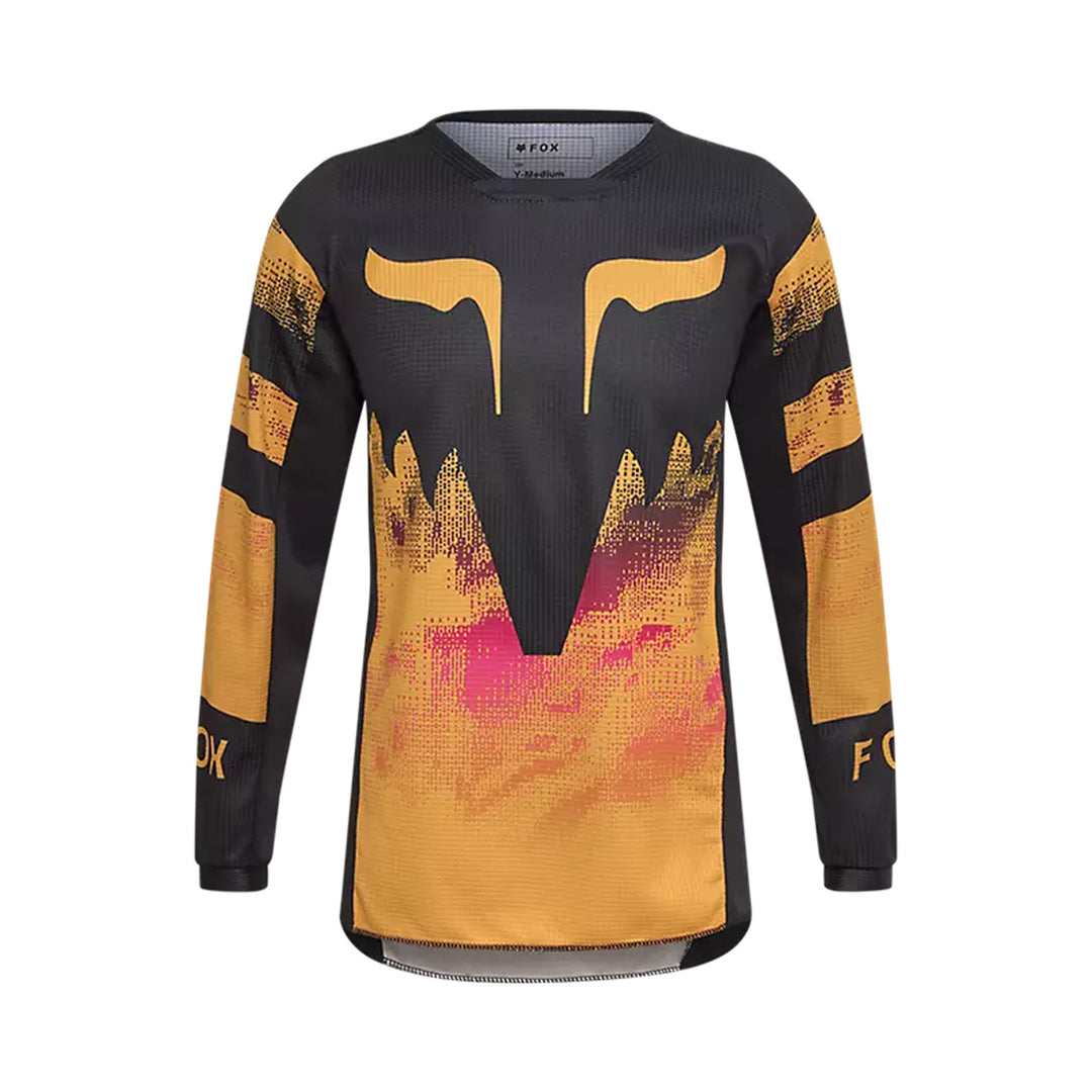 Fox Racing Youth 180 Kairos Jersey Tangerine - Front View