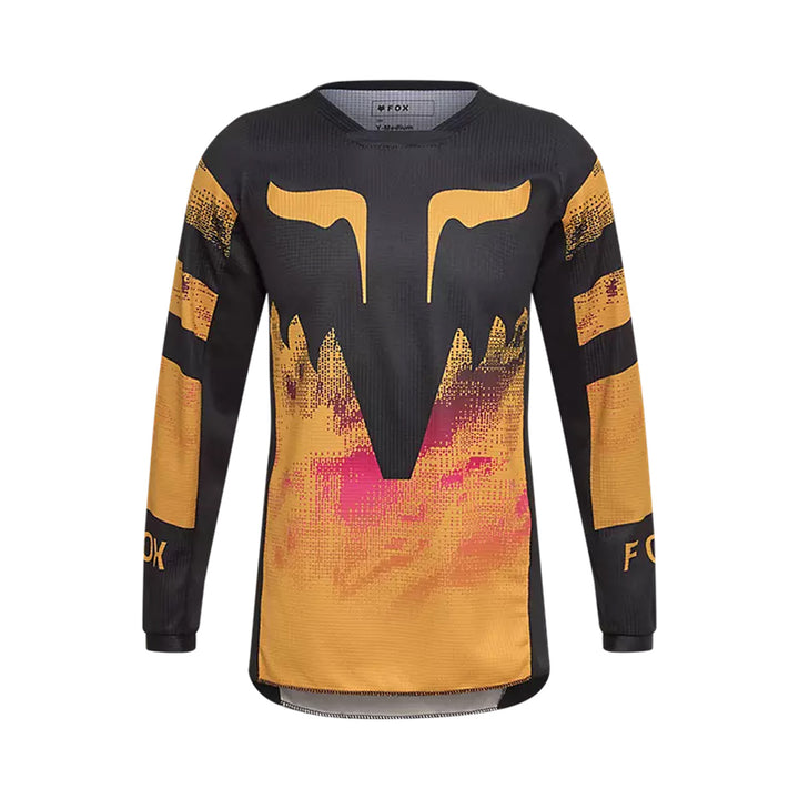 Fox Racing Youth 180 Kairos Jersey Tangerine - Front View