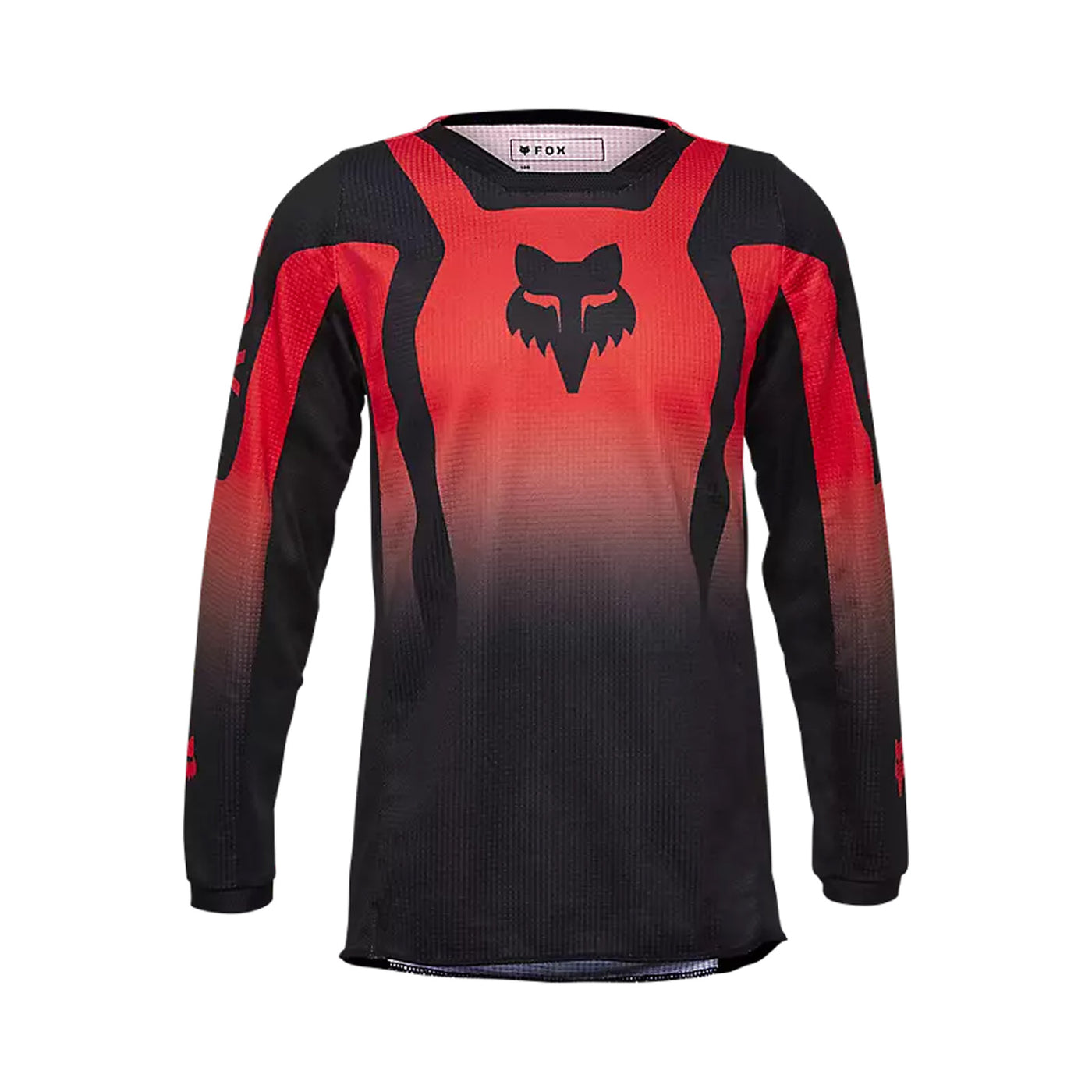 Fox Racing Youth 180 Lean Jersey Fluorescent Red - Front View