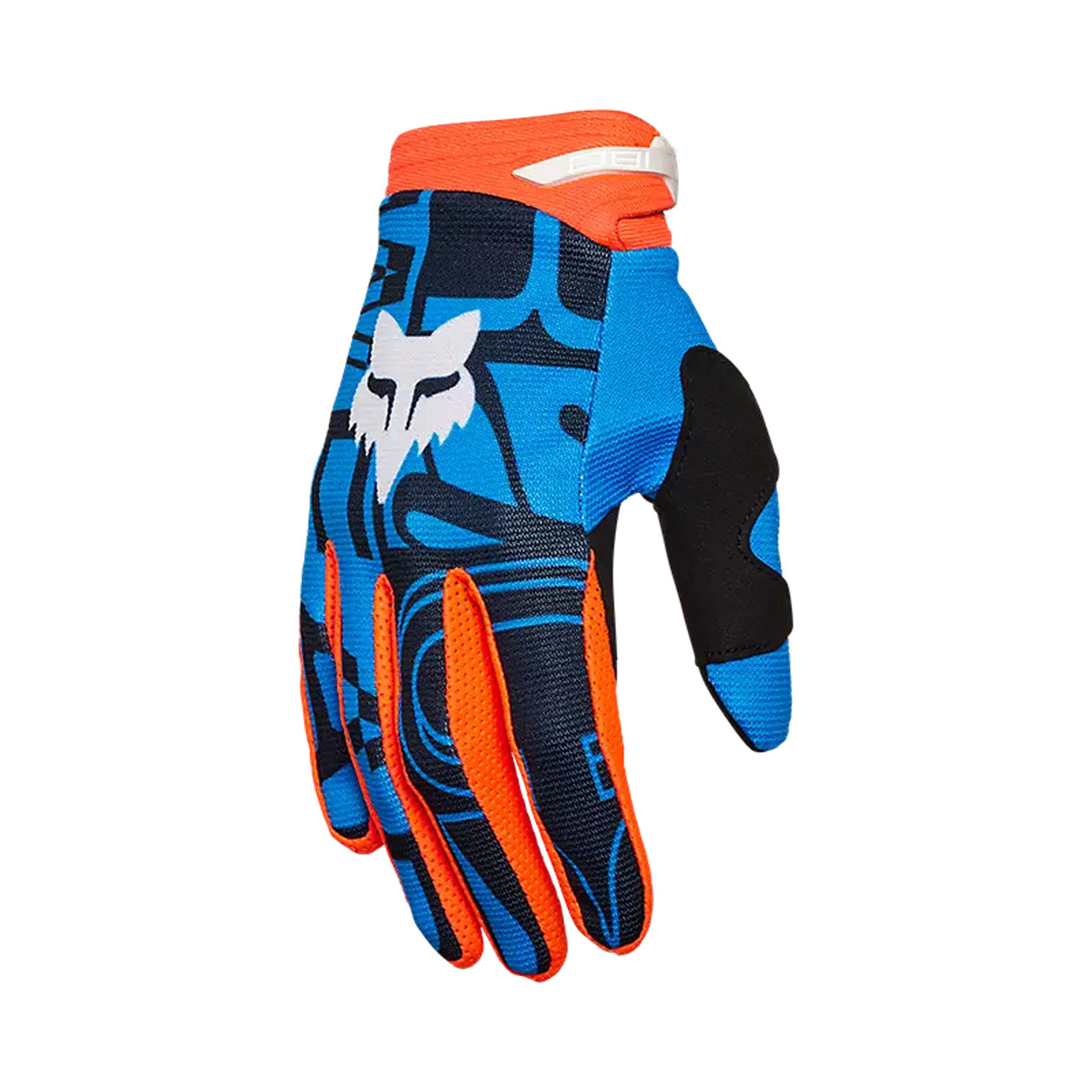 Fox Racing Youth 180 Race Spec Gloves True Blue - Back of Hand View