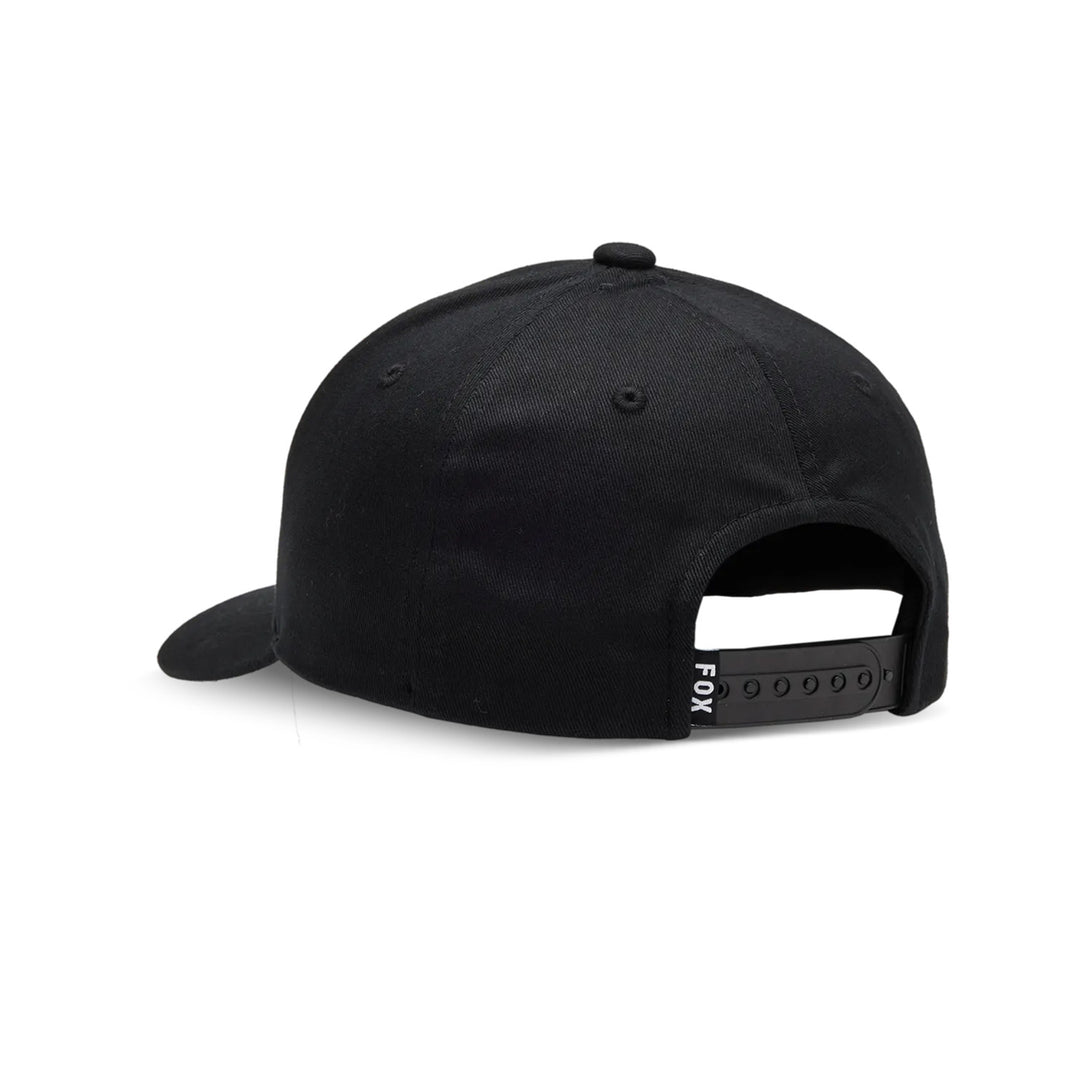 Fox Racing Youth Legacy 110 Snapback Hat Black - Rear Side View