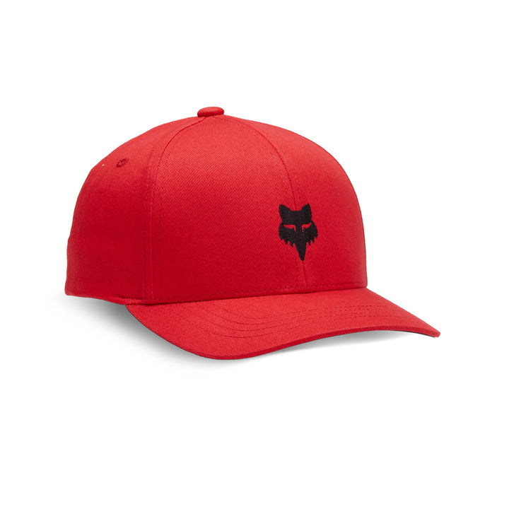 Fox Racing Youth Legacy 110 Snapback Hat Flame Red - Front Side View