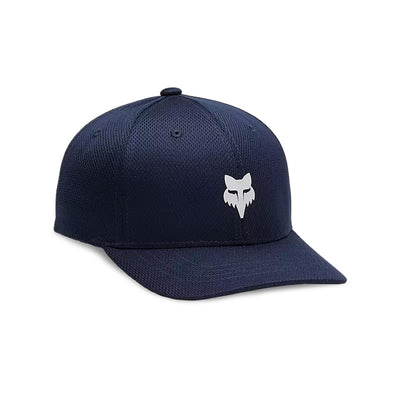 Fox Racing Youth Lithotype 110 Snapback Hat Midnight Blue - Front Side View
