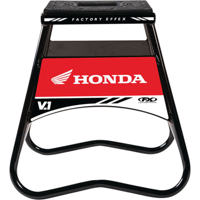 FACTORY EFFEX Bike Stand V.1 Honda Black/Red - Full Front View