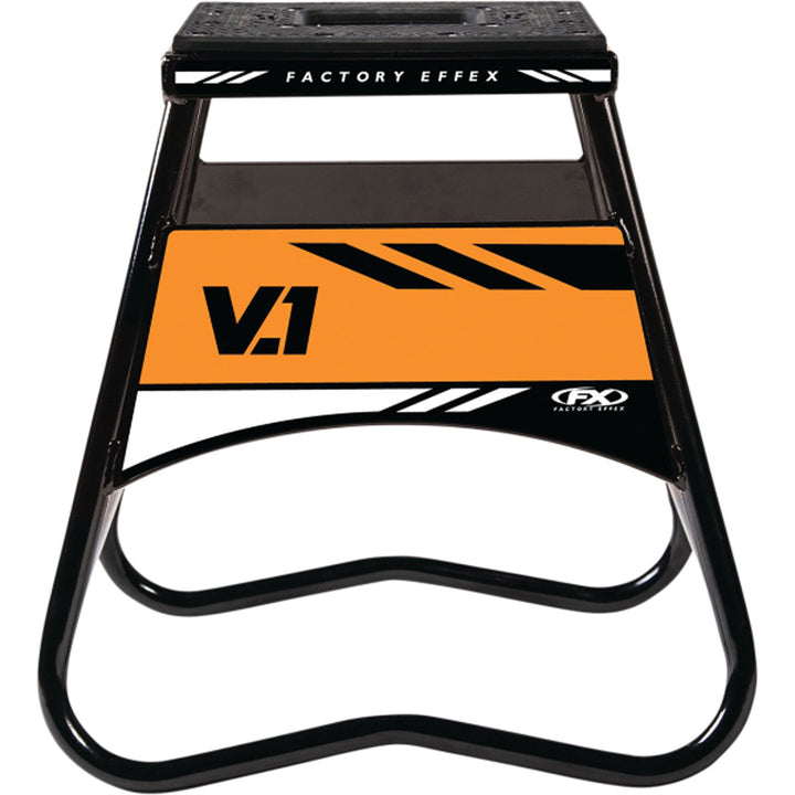 FACTORY EFFEX Bike Stand V.1 KTM Black/Orange - Full Front View
