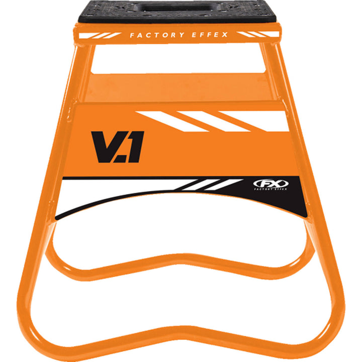 FACTORY EFFEX Bike Stand V.1 KTM Orange - Full Front View