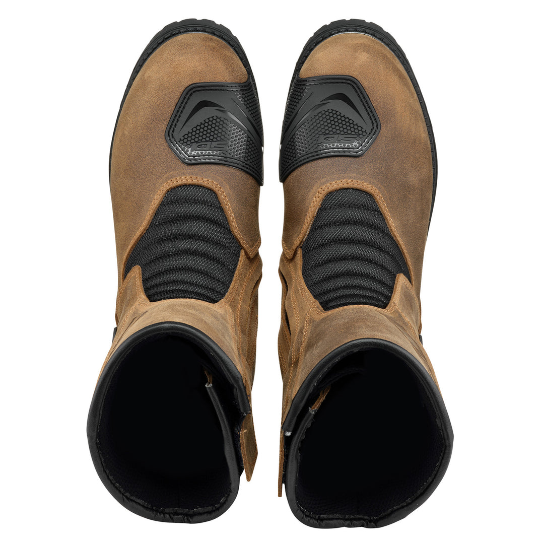 Sidi Gavia Gore ADV Boots Tobacco - Top Down View of Pair