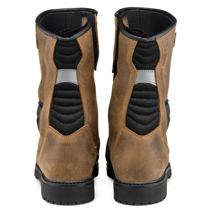 Sidi Gavia Gore ADV Boots Tobacco - Rear View of Pair