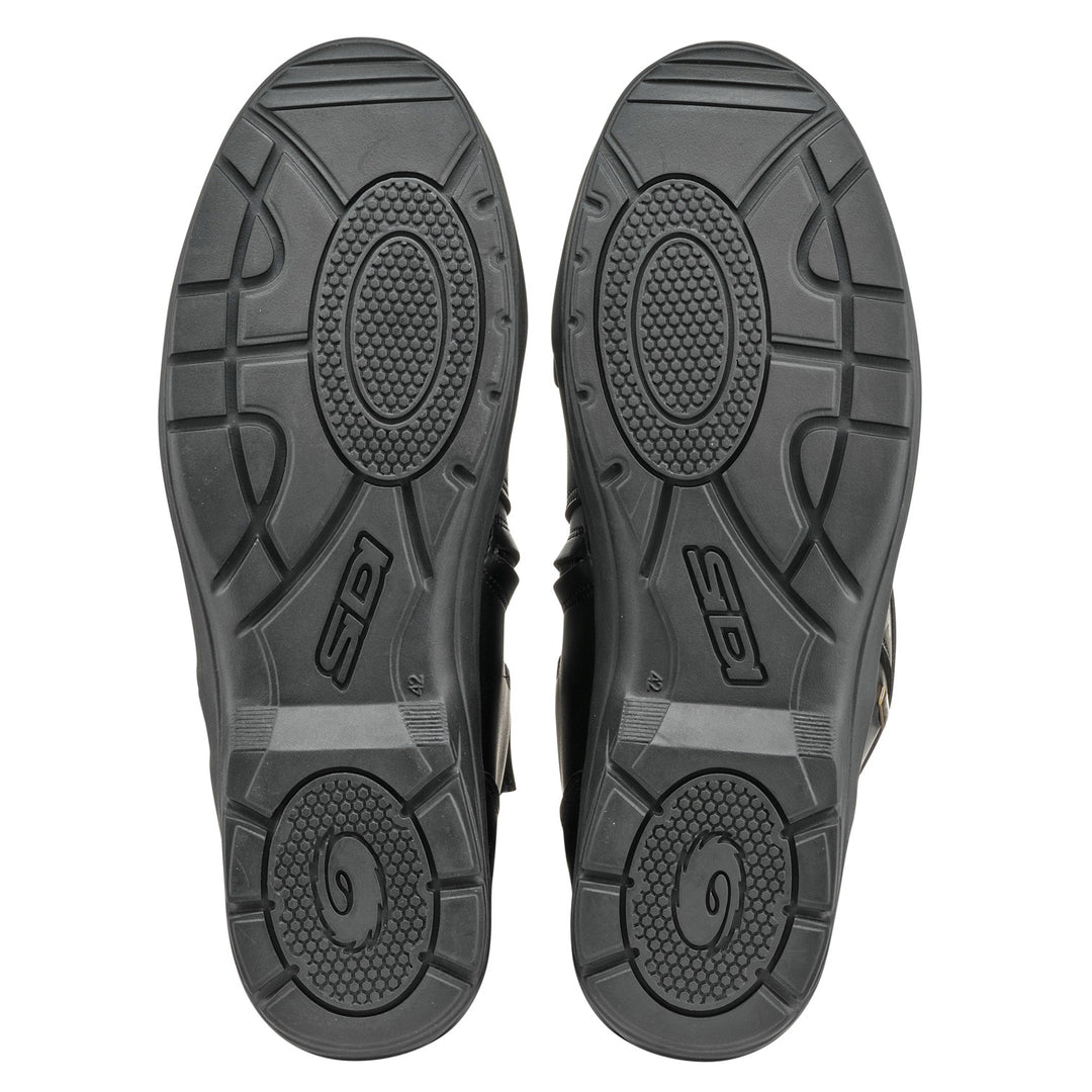 Sidi Gavia Gore Boots Black/Black - Sole View of Pair