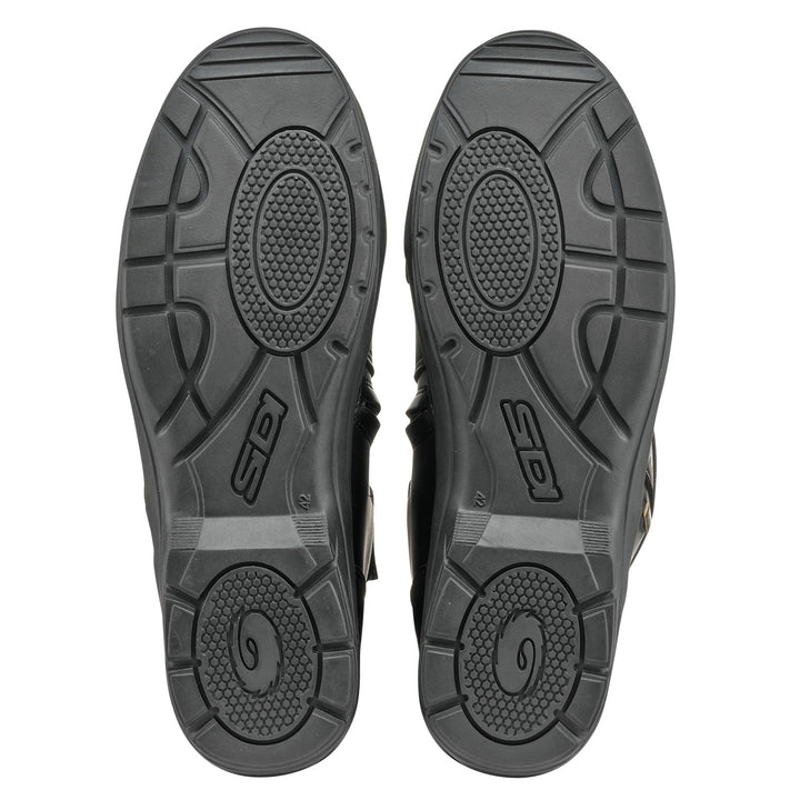 Sidi Gavia Gore Boots Black/Black - Sole View of Pair