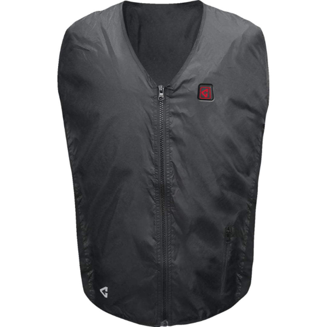 GERBING HEATED CLOTHING 7V Battery Heated Vest Liner Black - Front View