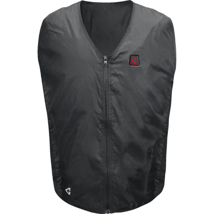 GERBING HEATED CLOTHING 7V Battery Heated Vest Liner Black - Front View