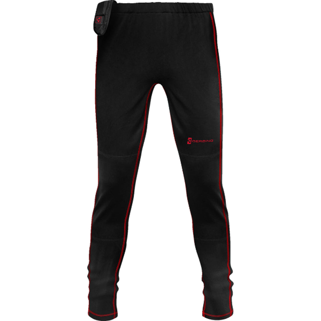GERBING HEATED CLOTHING 7V Heated Base Layer Pants Black - Front View
