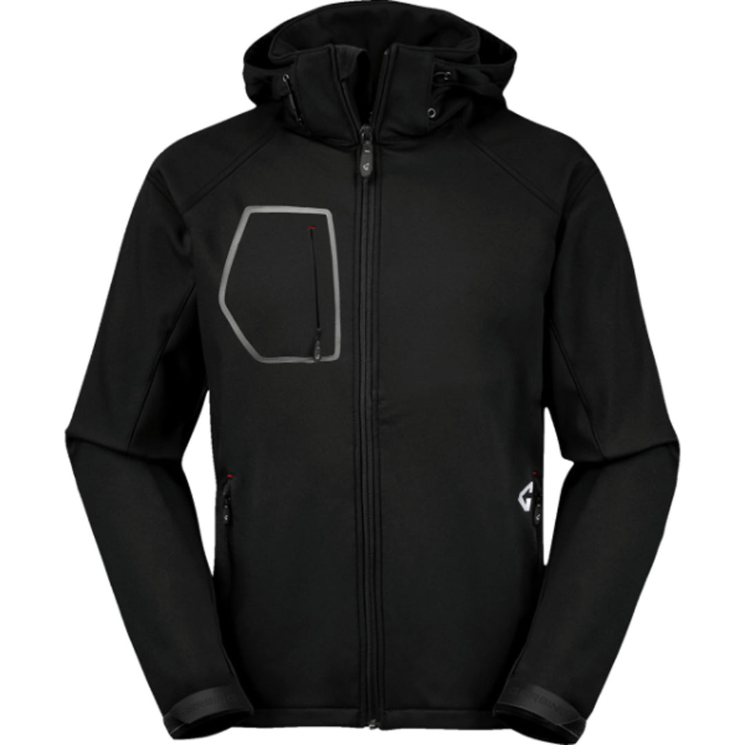 GERBING HEATED CLOTHING 7V Torrid Softshell Heated Jacket 2.0 Black - Front View